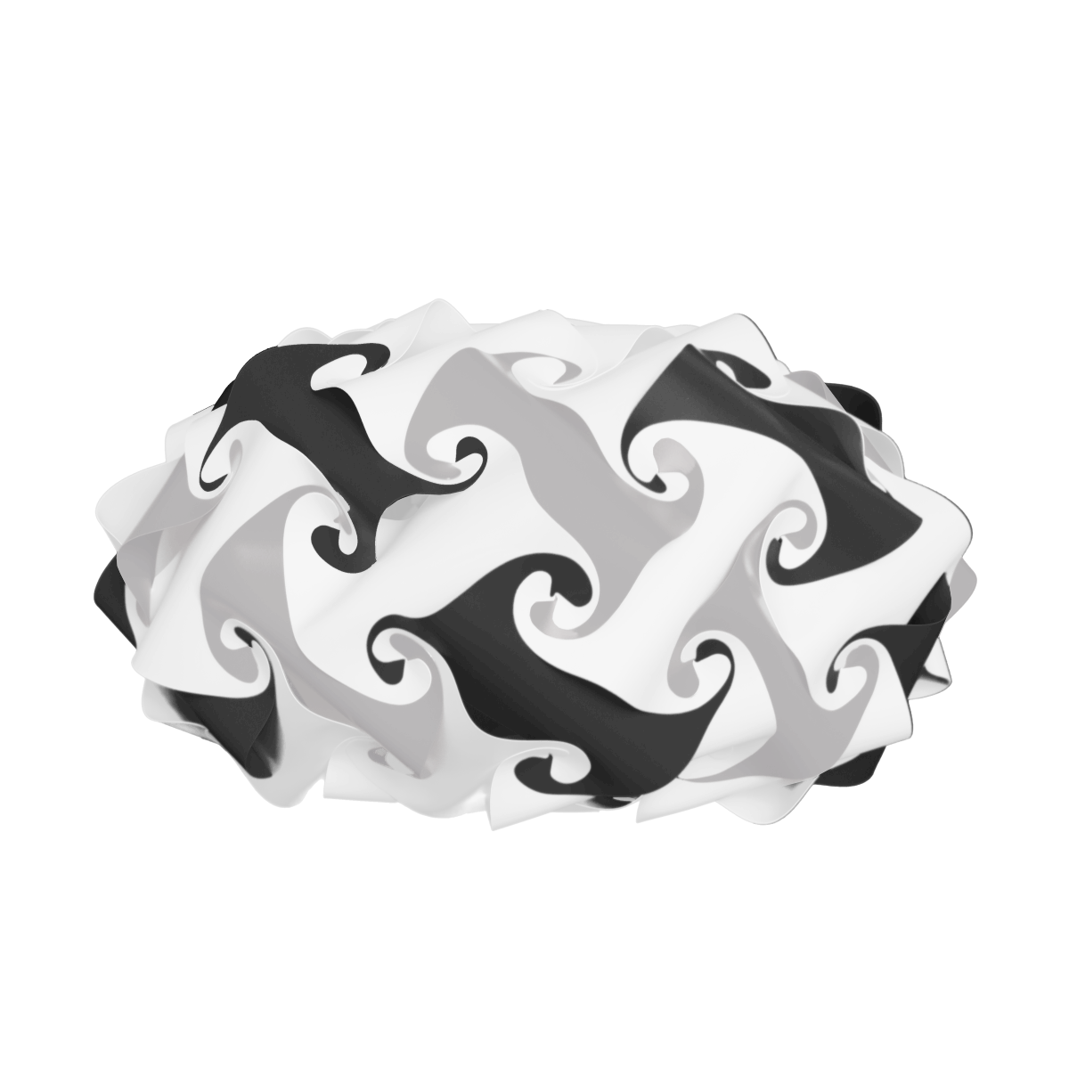 Soucoupe (Gris & Noir & Blanc)