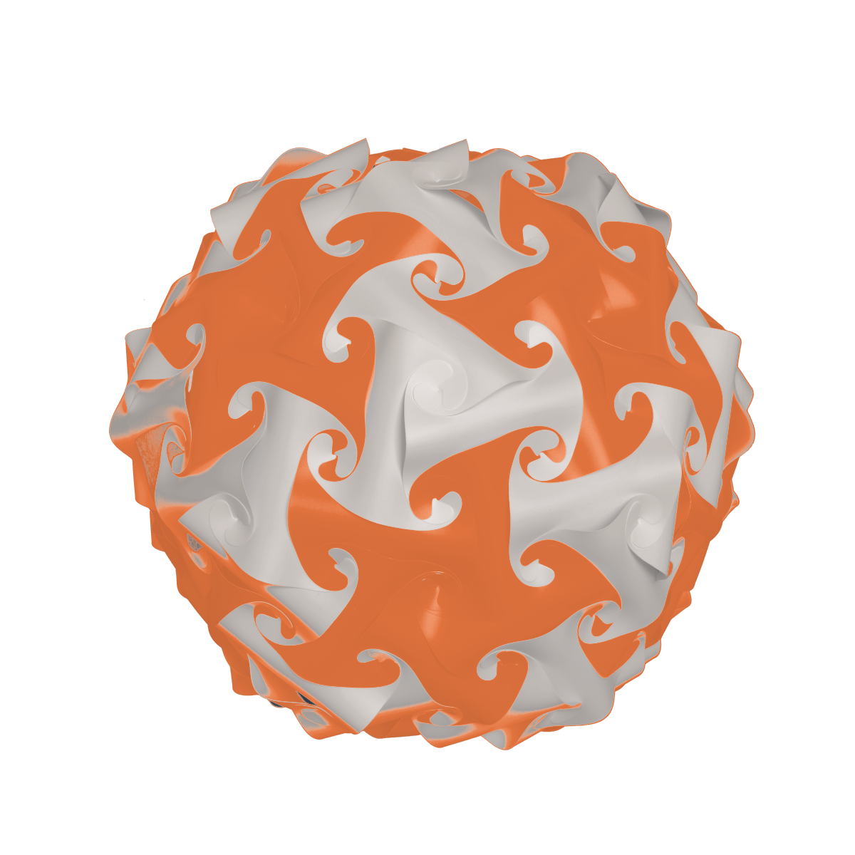 Globe (Orange & White)