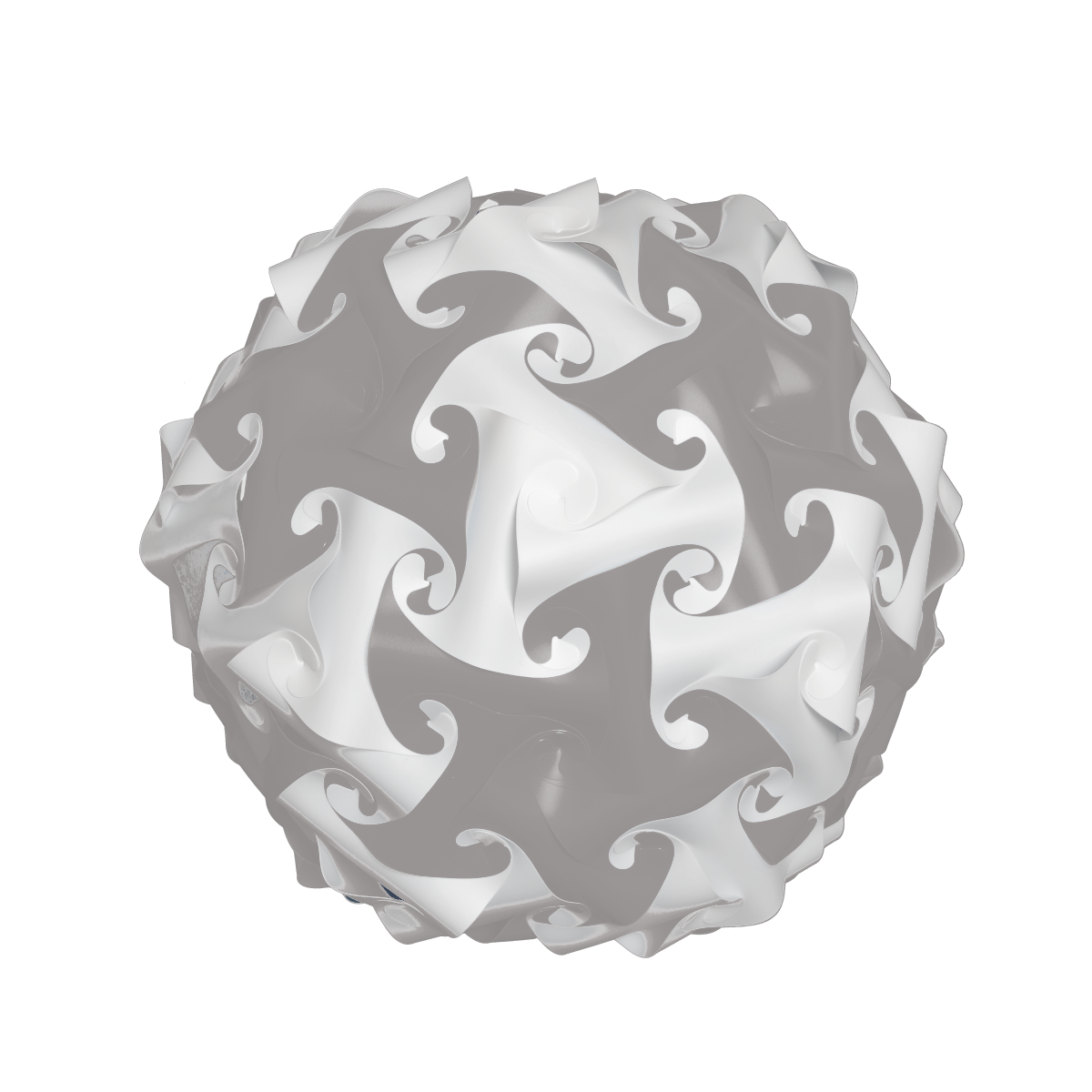 Globe (Gris & Blanc)