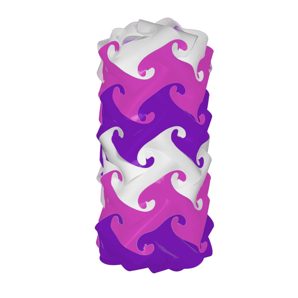 Pillar (White & Pink & Purple)