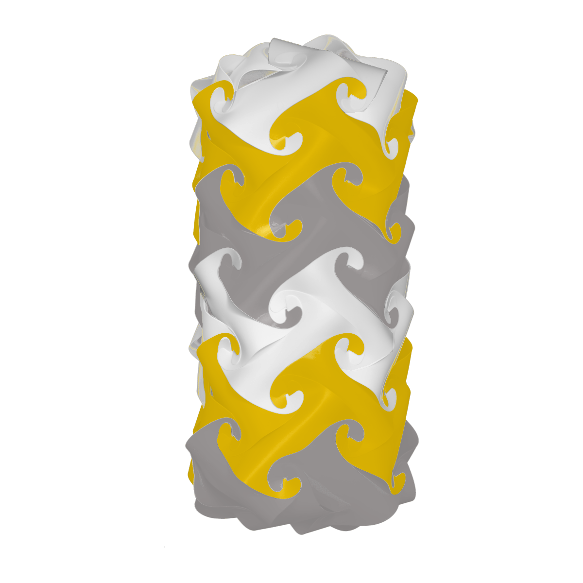 Pillar (White & Yellow & Grey)