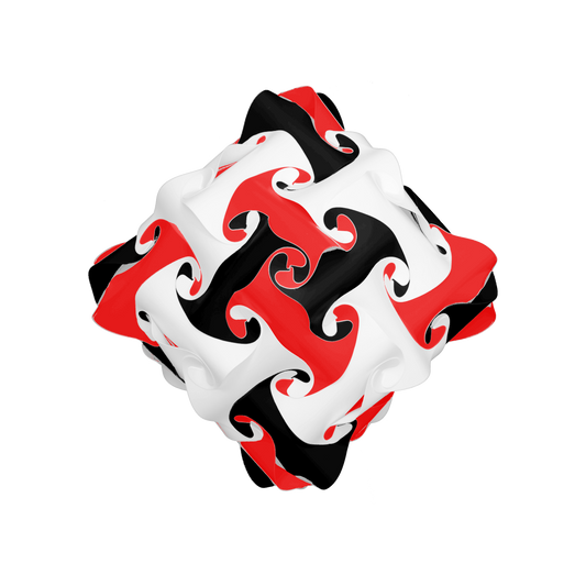 Diamond (Red & Black & White)