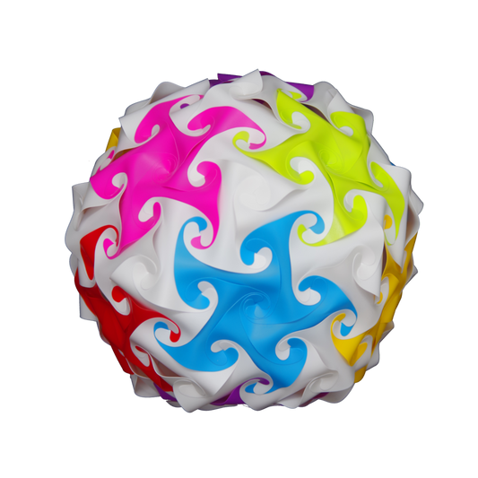 Globe (Blanc & 5 couleurs)