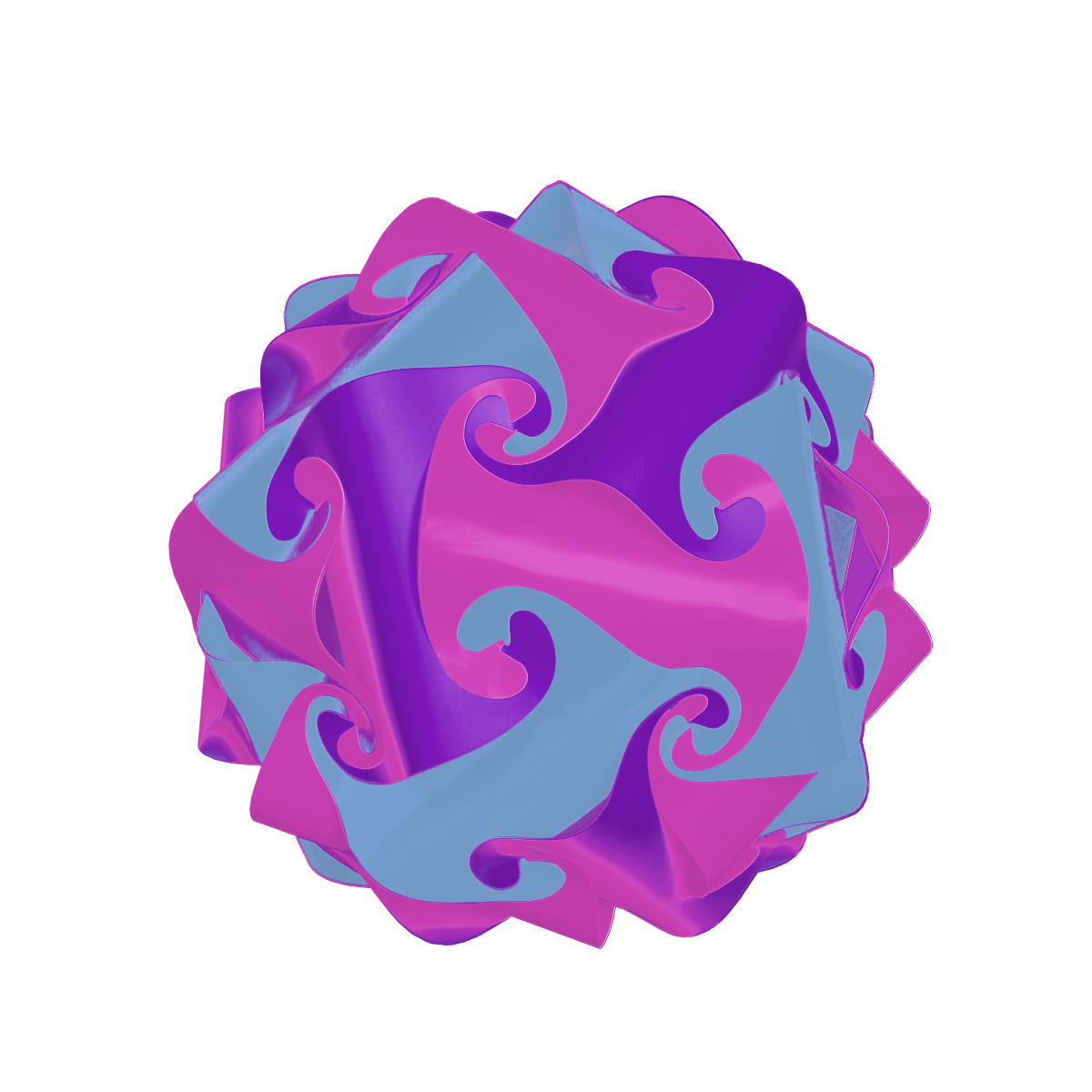 Sphère (Mauve & Rose & Lavande)