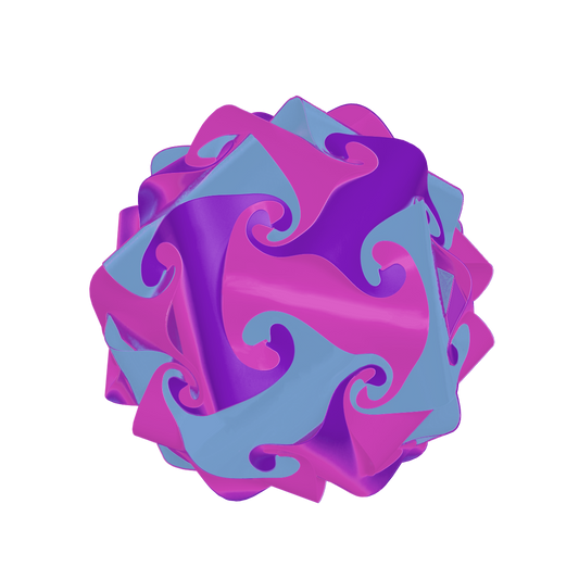 Sphère (Mauve & Rose & Lavande)