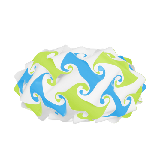 Saucer (Lime & Blue & White)