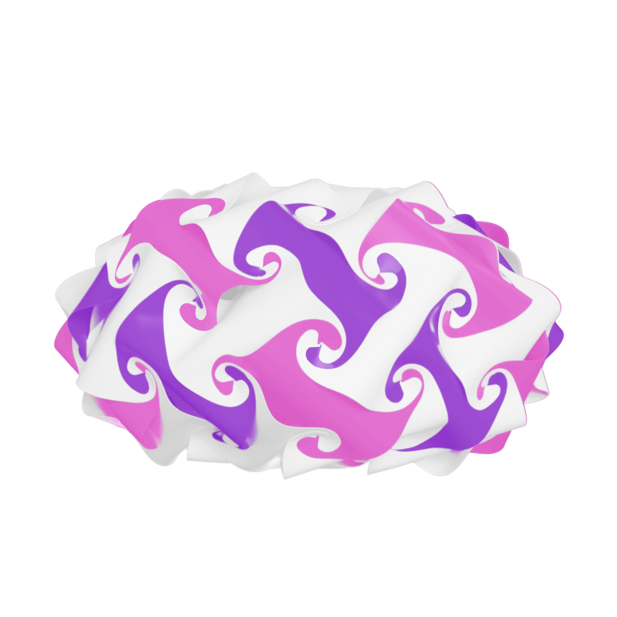 Saucer (Pink & Purple & White)