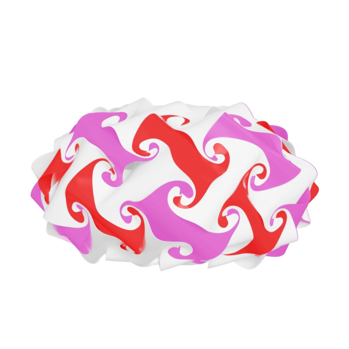 Saucer (Pink & Red & White)