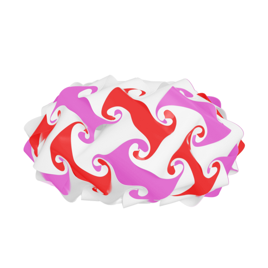 Soucoupe (Rose & Rouge & Blanc)