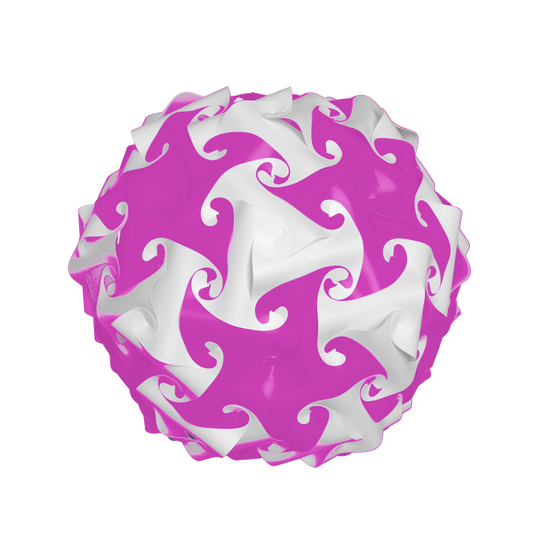 Globe (Pink & White)