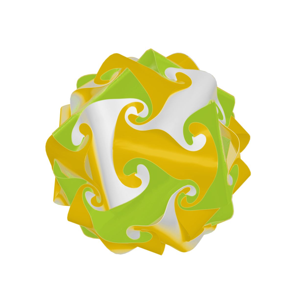Sphère (Lime & Jaune & Blanc)