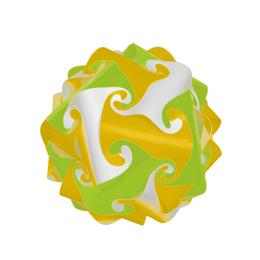 Sphère (Lime & Jaune & Blanc)