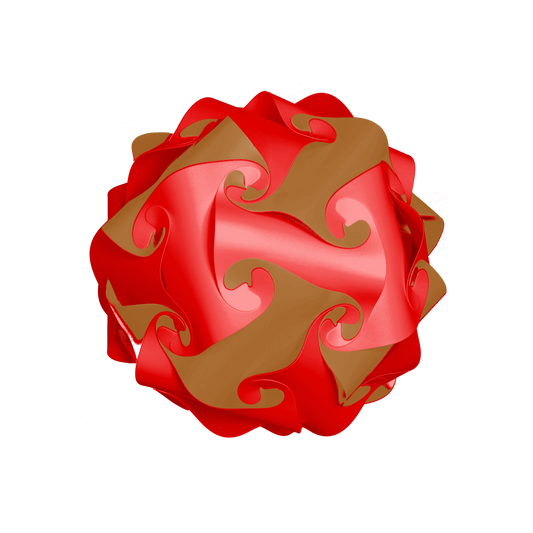 Sphère (Brun & Rouge)