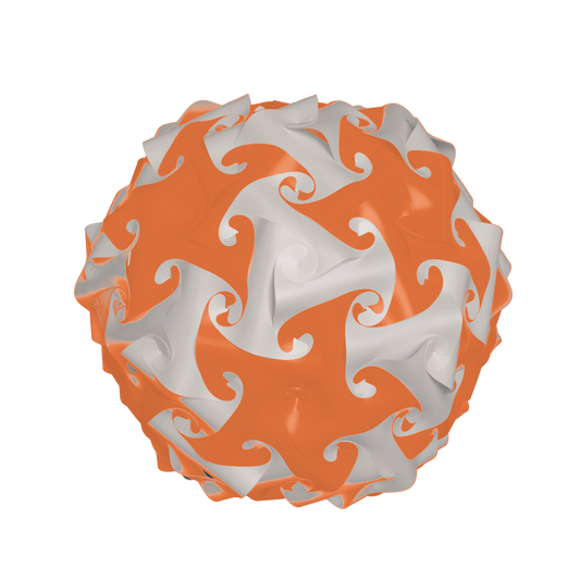 Globe (Orange & White)