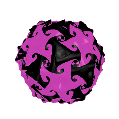 Globe (Pink & Black)