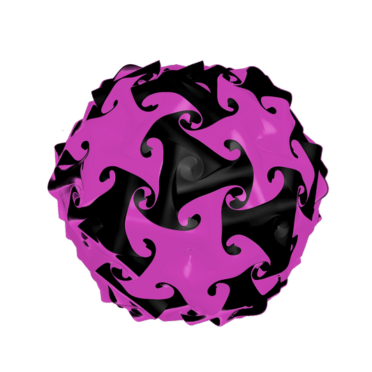 Globe (Pink & Black)