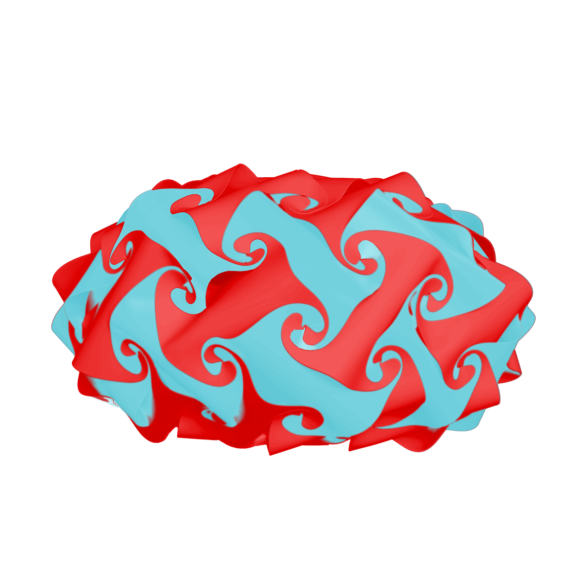 Saucer (Red & Turquoise)
