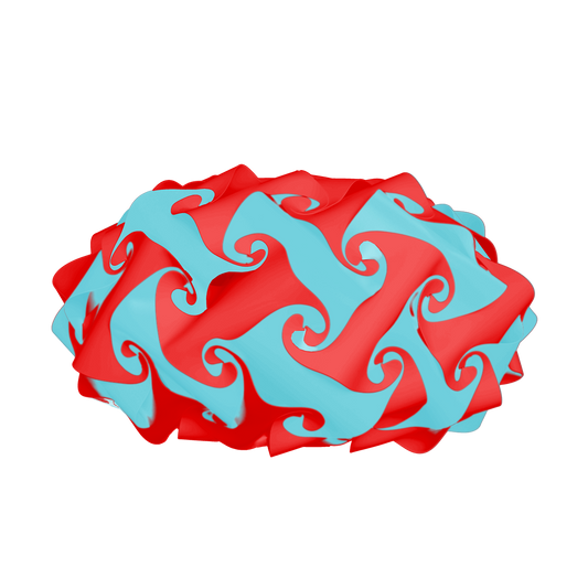 Soucoupe (Rouge & Turquoise)