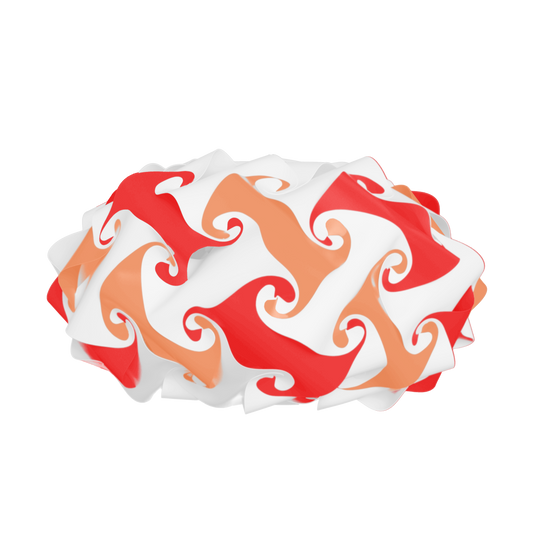 Soucoupe (Orange & Rouge & Blanc)