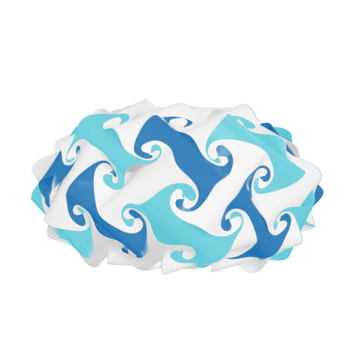 Saucer (Dark Blue & Turquoise & White)