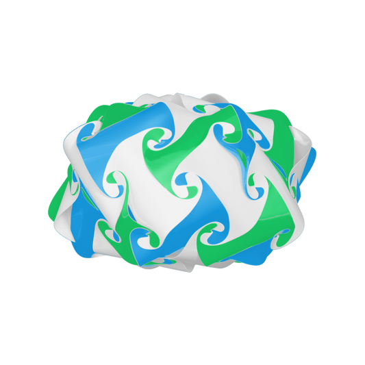 Crown (Blue & Green & White)