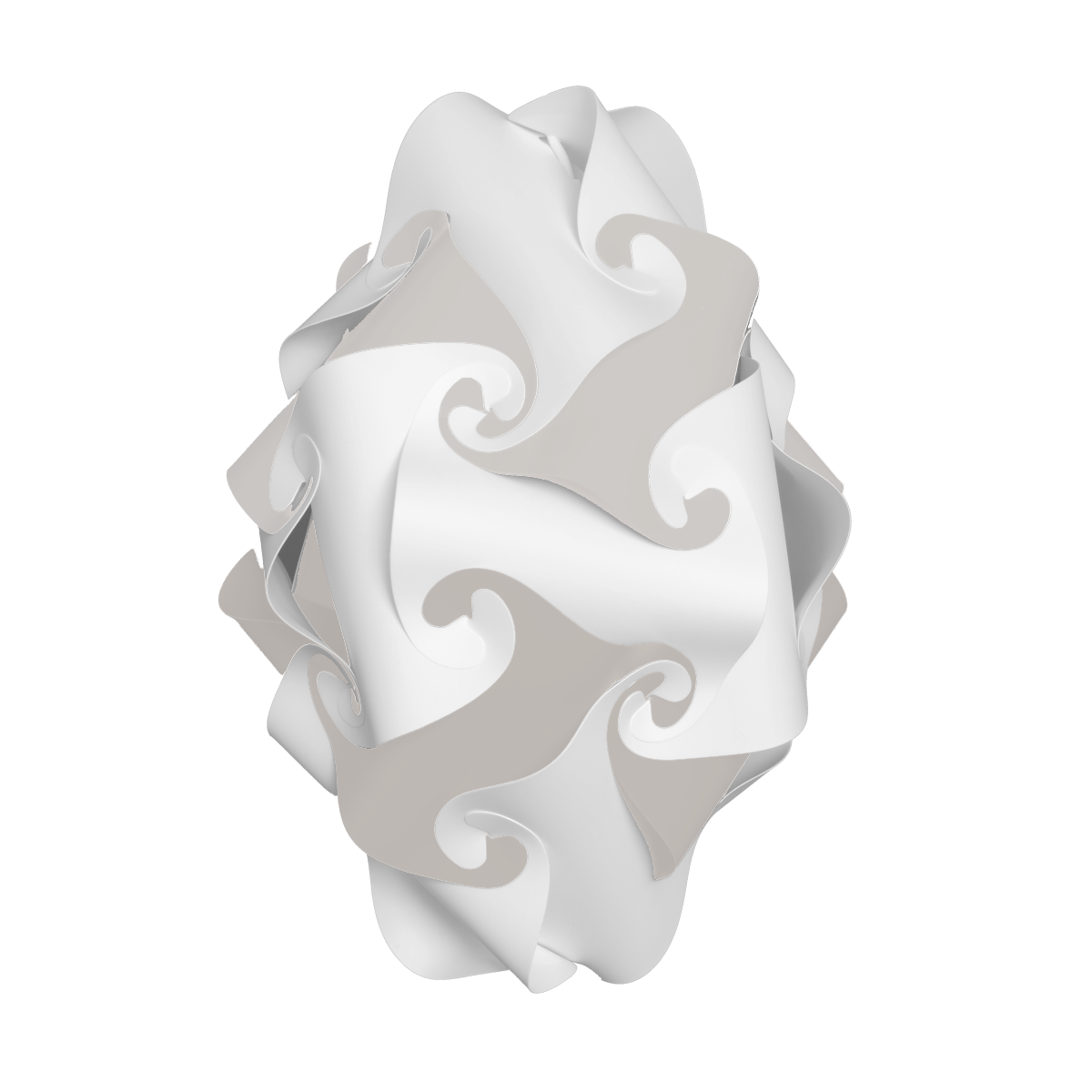 Flower (Beige & White)