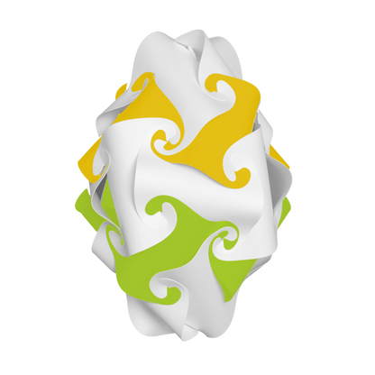 Fleur (Jaune & Lime & Blanc)