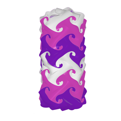 Pilier (Rose & Mauve & Blanc)