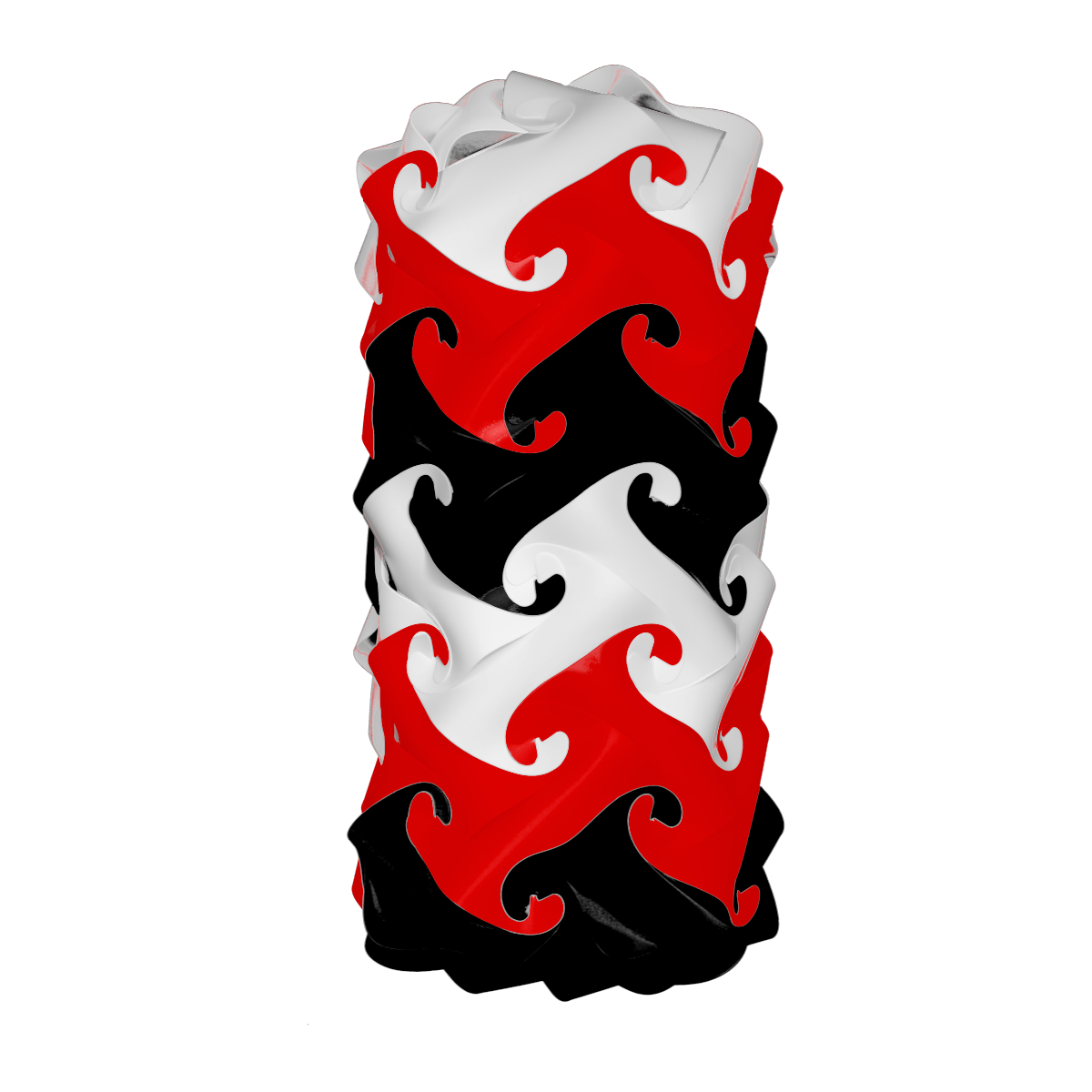 Pillar (White & Red & Black)