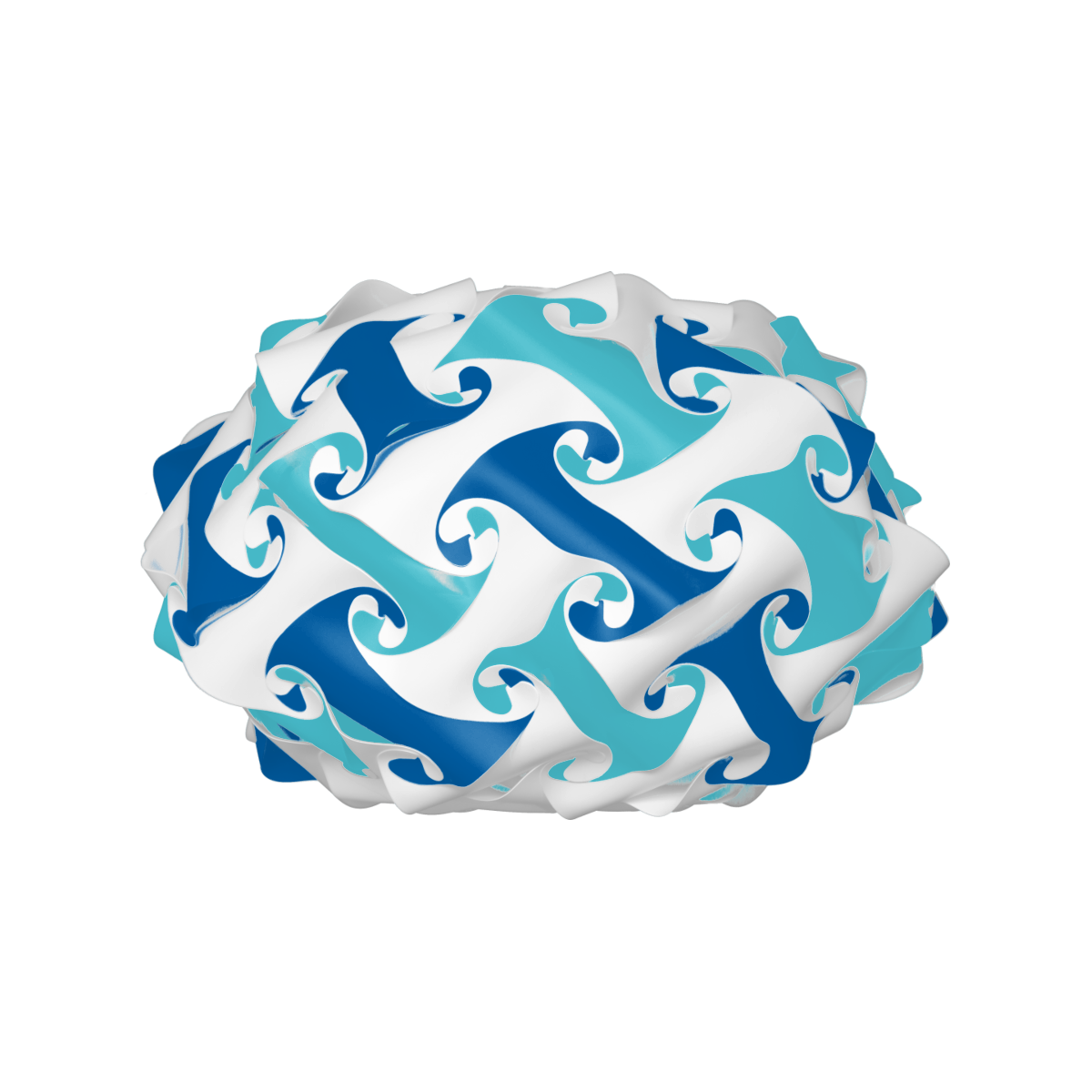 Nuage (Bleu fonçé & Turquoise & Blanc)
