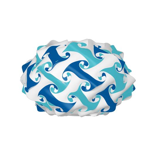 Cloud (Dark Blue & Turquoise & White)