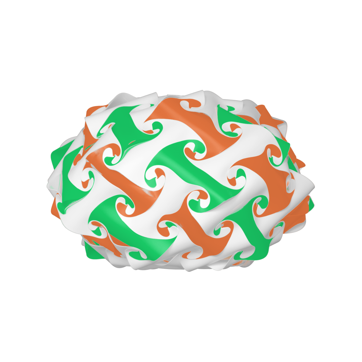 Cloud (Green & Orange & White)