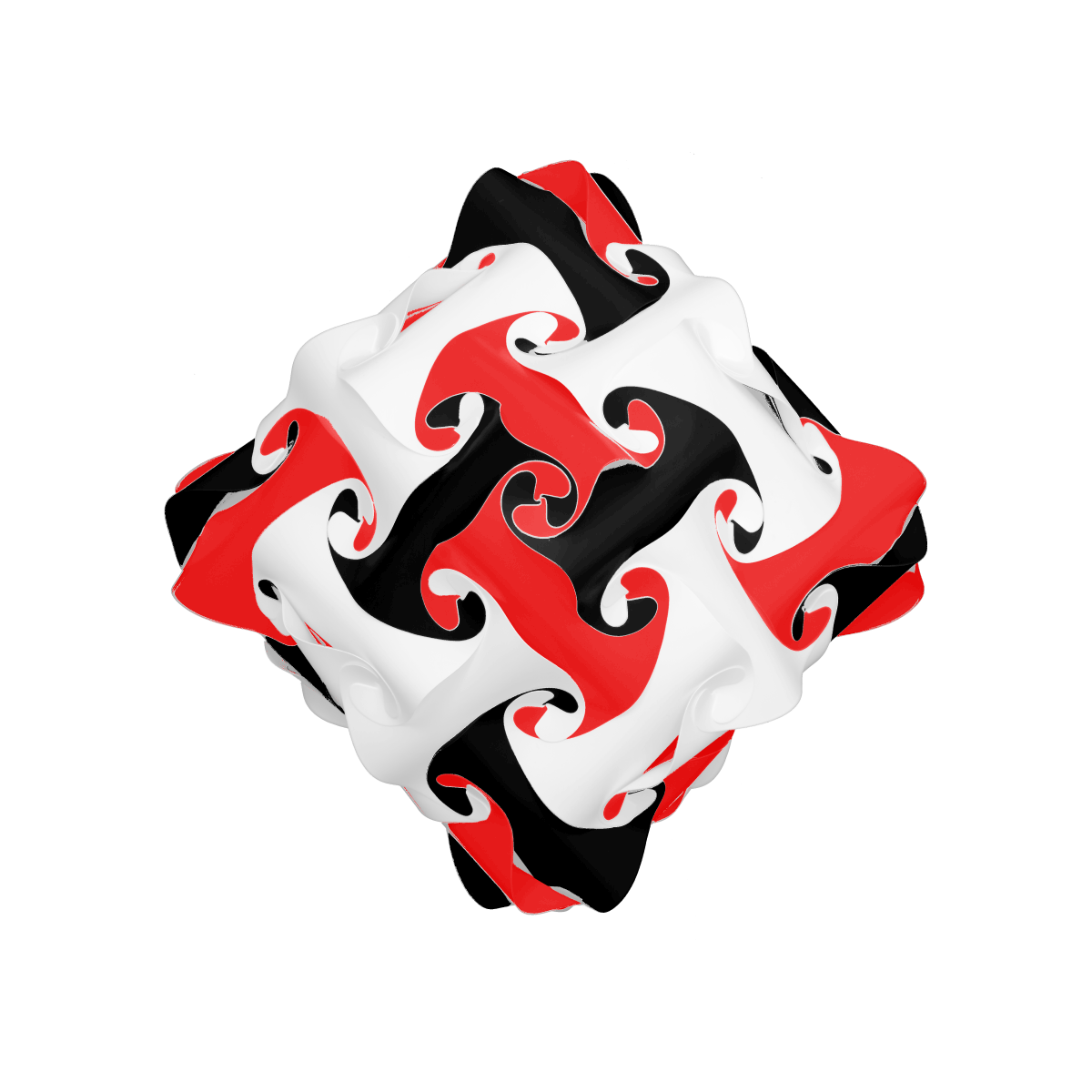 Diamant (Rouge & Noir & Blanc)