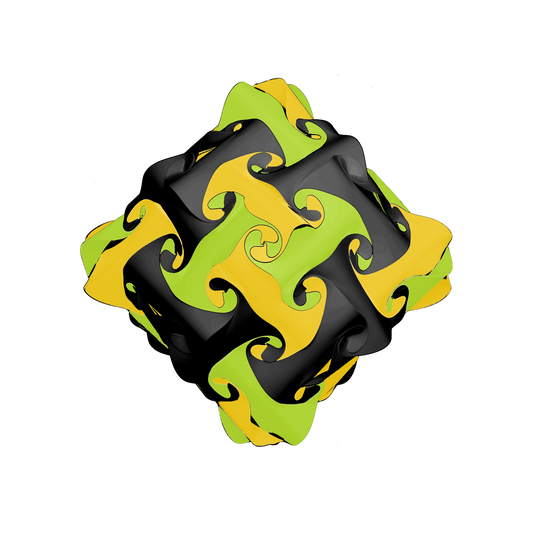 Diamond (Yellow & Lime & Black)