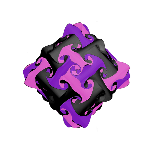 Diamond (Pink & Purple & Black)