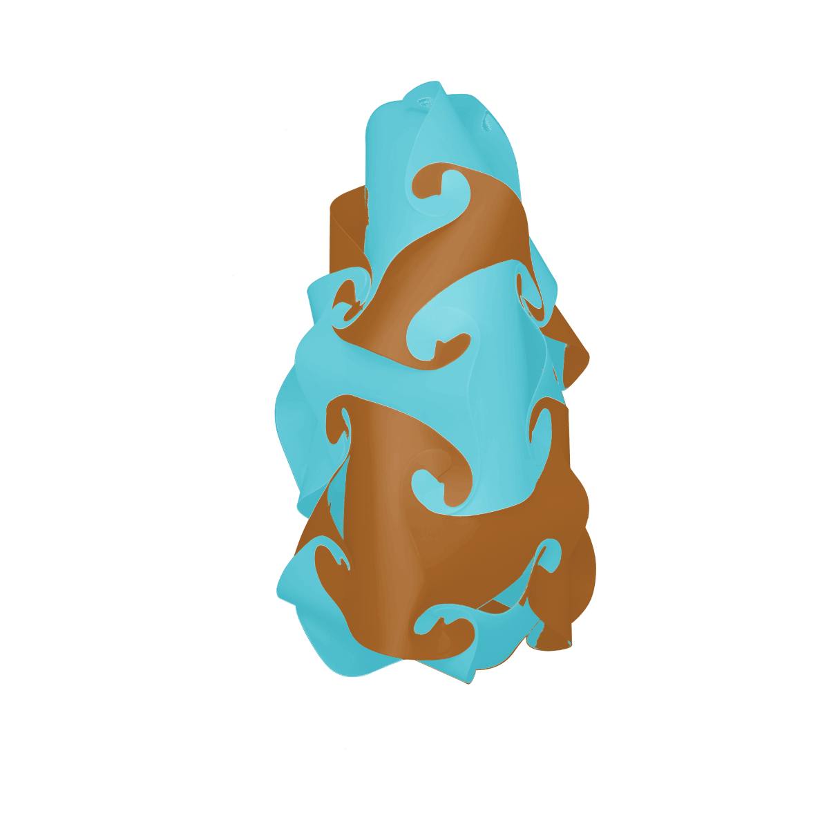 Menhir (Turquoise & Brown)