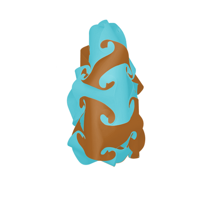 Menhir (Turquoise & Brown)