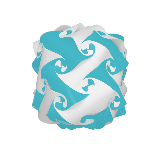 Tambour (Turquoise & Blanc)