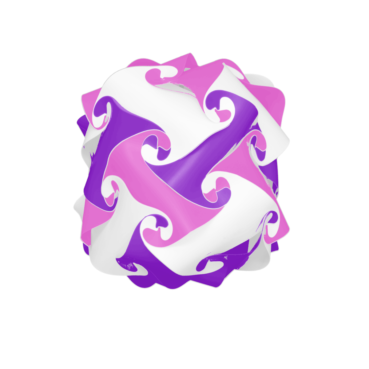 Tambour (Rose & Mauve & Blanc)
