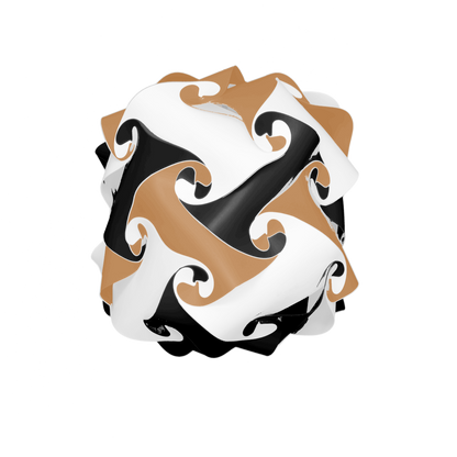 Drum (Brown & Black & White)